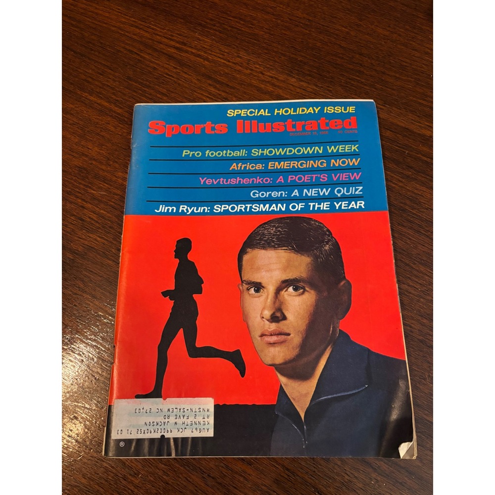 Sports Illustrated December 19 1966 Jim Ryun Sportsman of the Year Special Issue